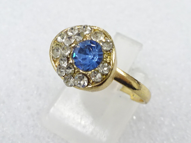 色石　指輪(18号)